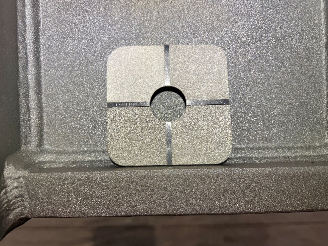 Classification du profil de surface à l'aide du comparateur ISO 8503-2